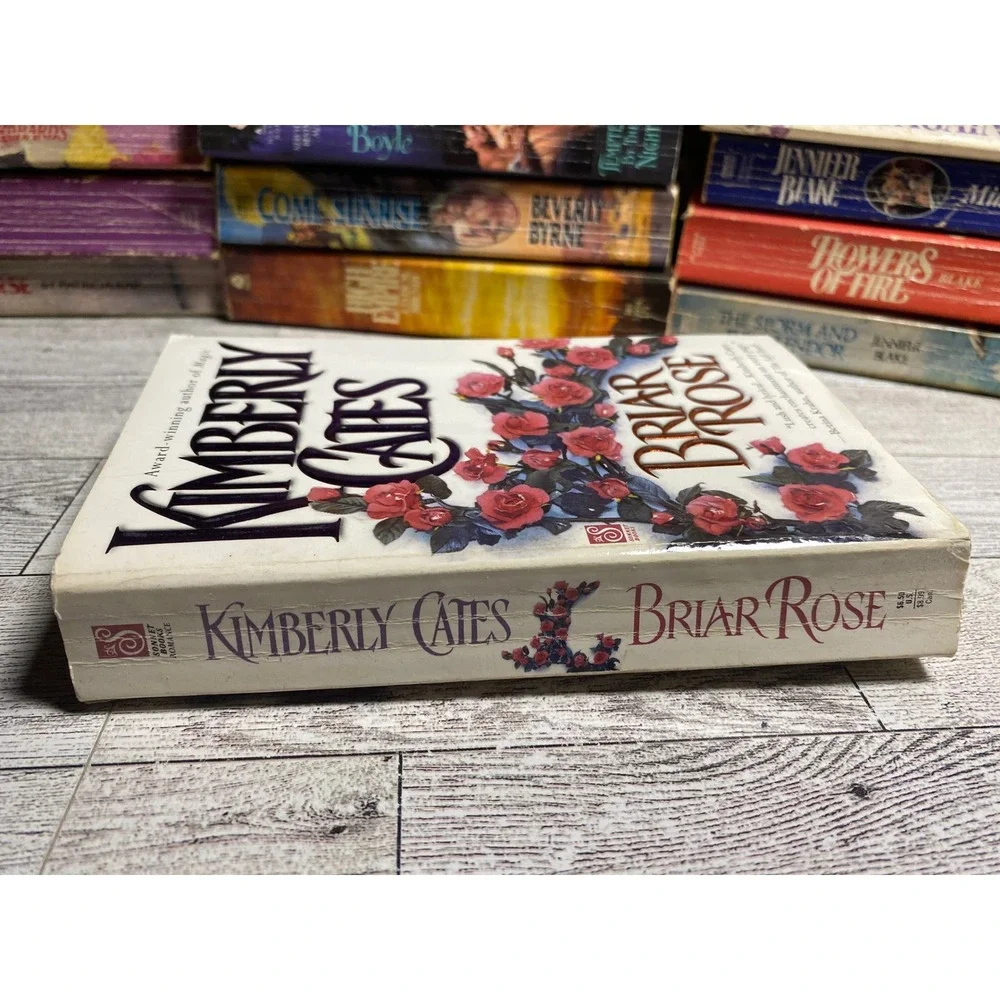 Kimberly Cates Briar Rose Historical Romance Paperback 1999 First Print Stepback